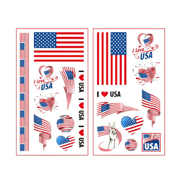 Usa Water Stickers
